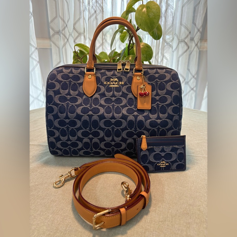 Coach Large Rowan-Denim